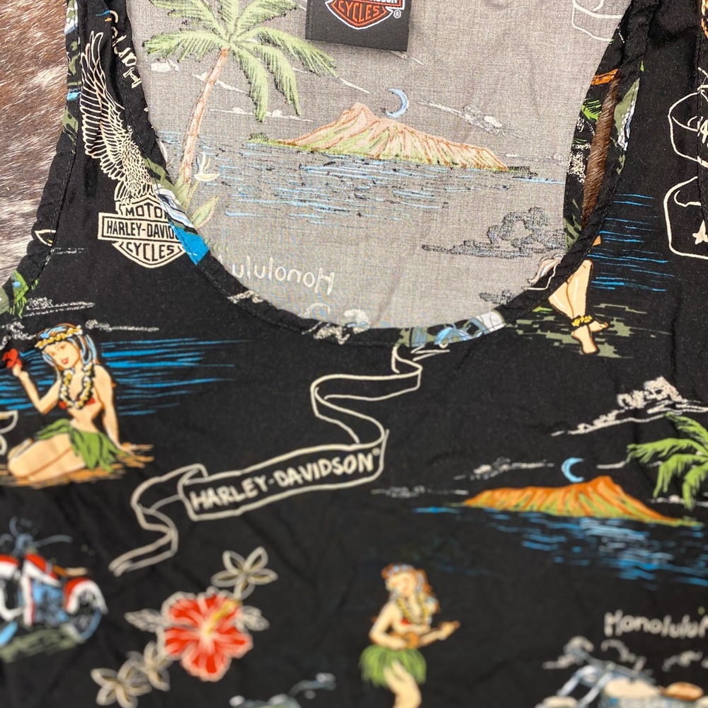 Rare Vintage Harley Davidson Hawaii Shirt - Gem